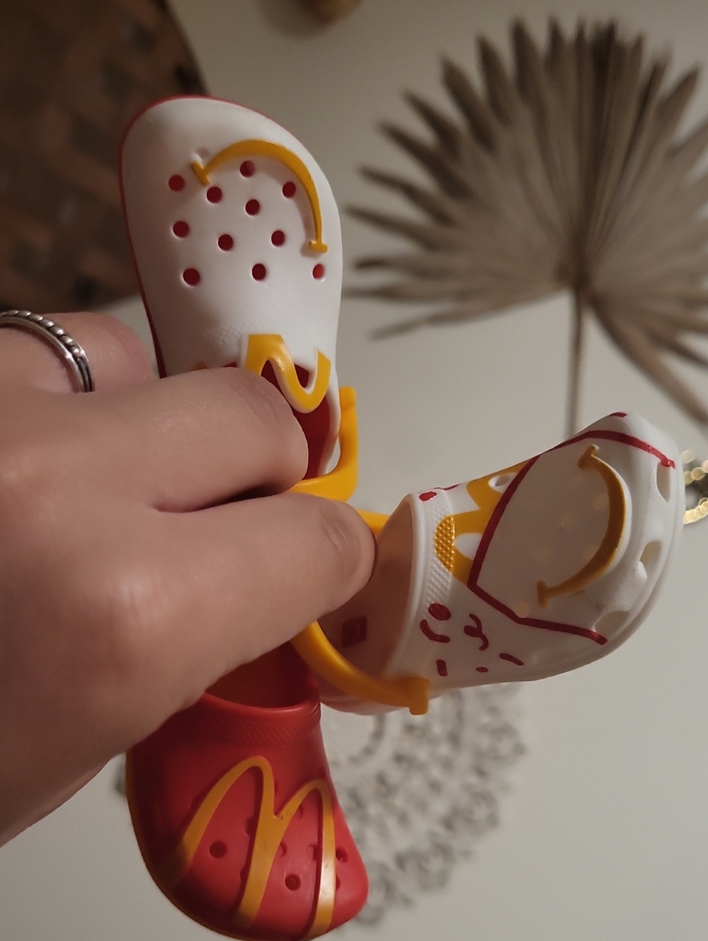CROCS × McDonalds Mini Shoe Charm Keychain